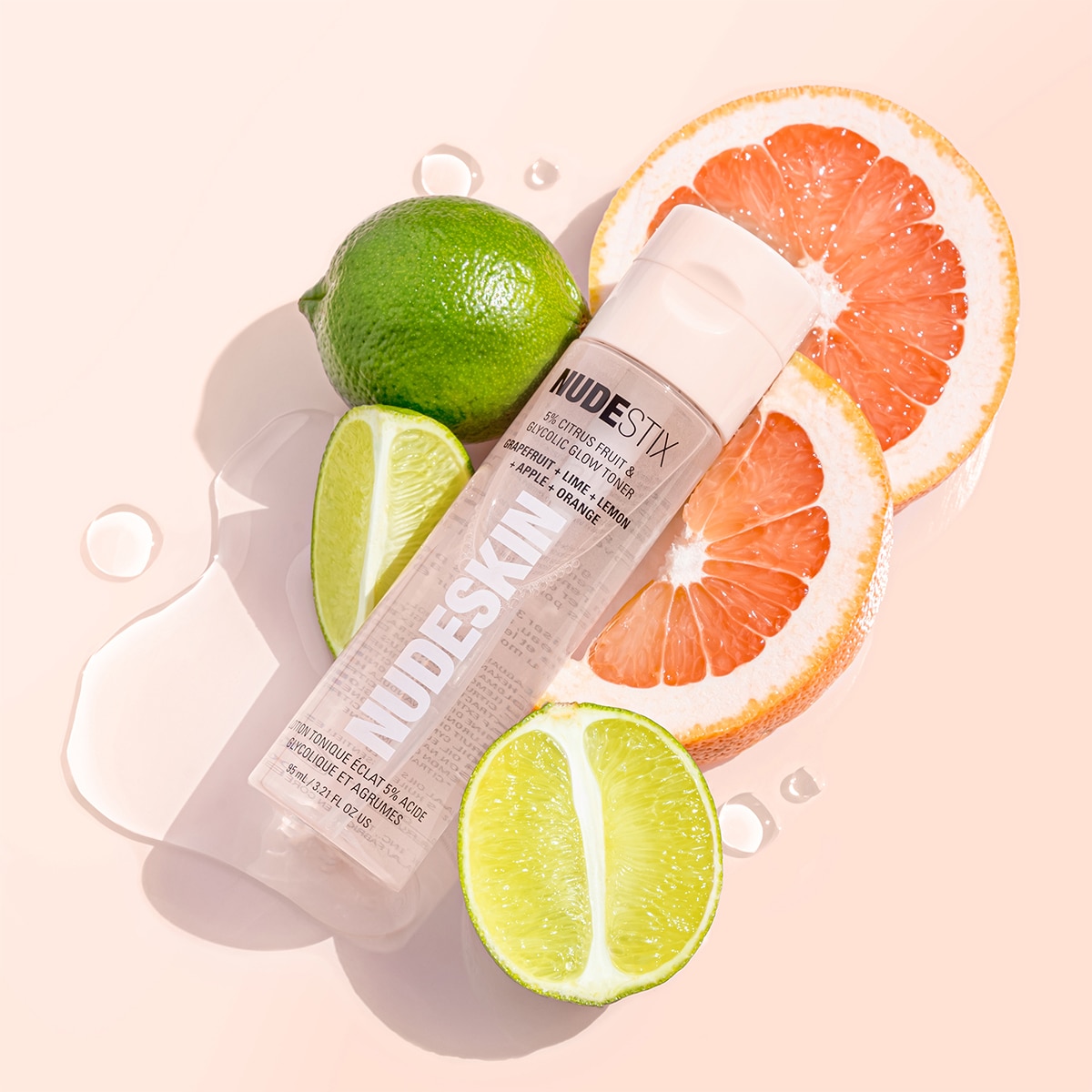 NUDESKIN 5% CITRUS FRUIT & GLYCOLIC GLOW TONER (T&Oacute;NICO FACIAL)